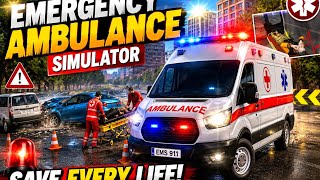 Emergency Ambulance Simulator 🚑 | Saving Lives & High Speed Rescue Missions Gameplay screenshot 2