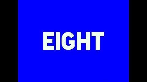 Counting 1-100 ditty (2nd project)