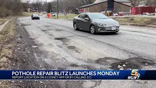 Pothole Repair Blitz Launches Monday