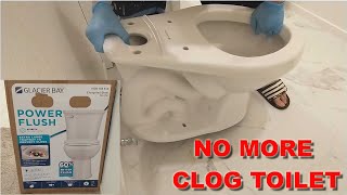 How to Install Glacier Bay Power Flush Toilet Bowl and Toilet Spacer for New Tiled Flooring MY Way