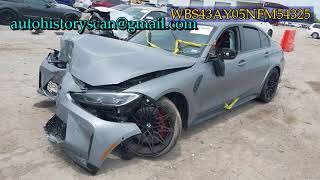 WBS43AY05NFM54325 Bmw M3 2022