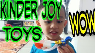Aina,Adam N Ammar With Kinder Joy Surprise Egg Toys-Water Colour Brush-Horse-Dice With 2 Babies