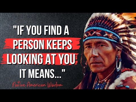 Wisdom from the Ancestors: Native American Proverbs - YouTube
