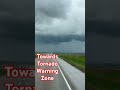 Tornado warning in Manitoba and Saskatchewan Provinces #canada #trucker #trucking #bigrig