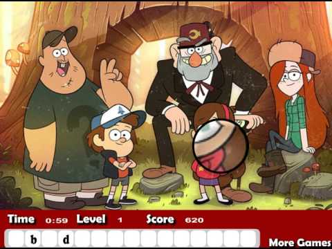 Видео: Gravity Falls Hidden Letters (Гравити Фолс: Искать буквы) - прохождение игры