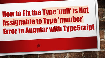 How to Fix the Type 