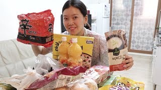 Покупки еды в Корее/ Закупились на 5000 рублей!