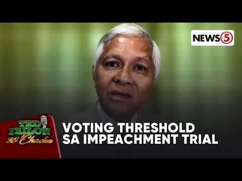 Bagong voting threshold ruling sa impeachment trial ni VP Sara | Ted Failon & DJ Chacha