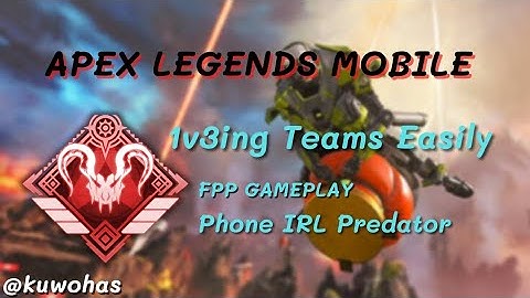 Best 1v3 Phone Predator in Apex Legends Mobile 🤥