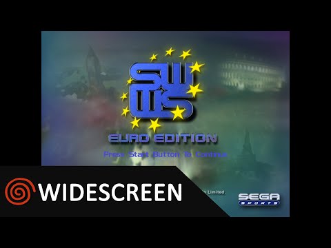 Sega Worldwide Soccer 2000: Euro Edition - Sega Dreamcast - RetroArch Flycast widescreen 1080p60