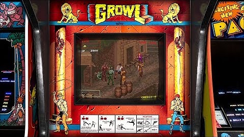 Growl, realistic arcade bezel with the Mega Bezel Reflective Shader