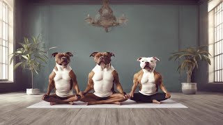 Les Staffordshire Bull Terriers et le yoga : une harmonie parfaite