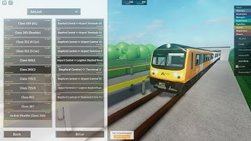 Roblox | Stepford County Railway w/RTX | Class 360: Airport Central - Leighton Stepford Road