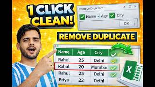 remove duplicates in excel | excel me duplicate entry kaise nikale