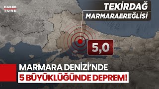 SON DAKİKA: İstanbul&#39;da Hissedilen Bir Deprem Oldu
