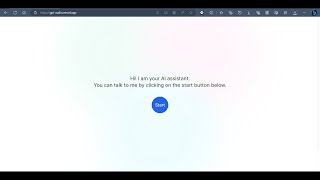 Voice AI Assistant Using Next.JS and Chat GPT