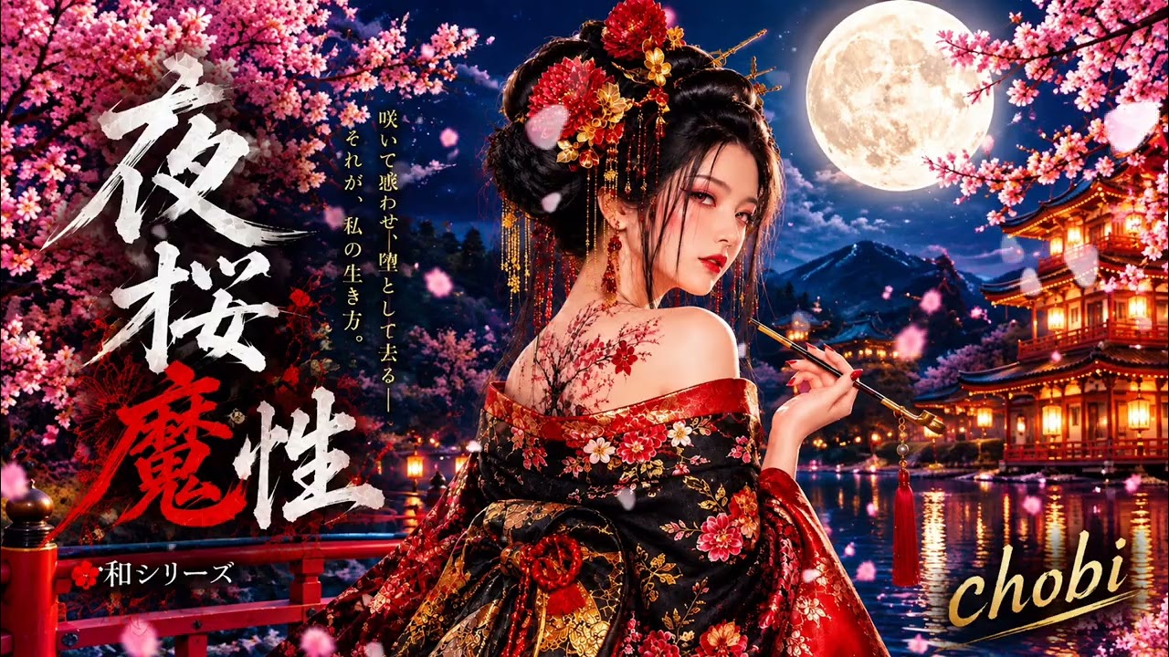 夜桜品 夜桜魔性 【和】シリーズ - YouTube