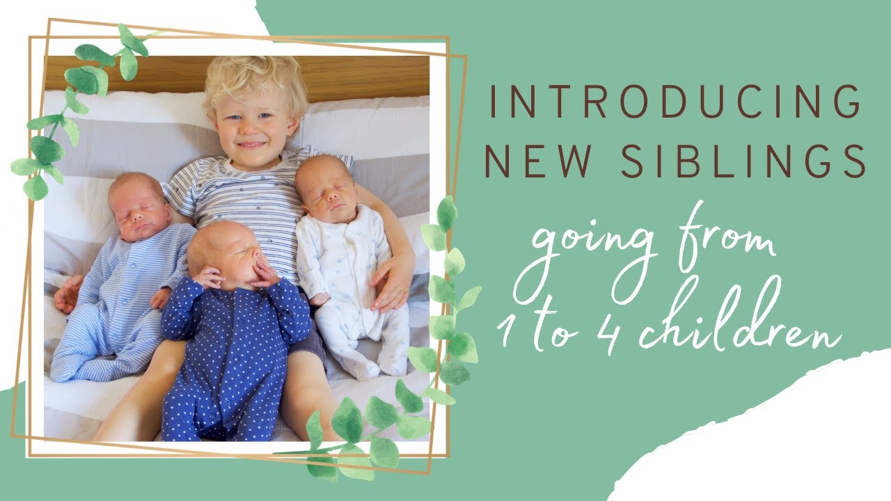 How to Prepare your Child for a New Sibling | Going from 1 to 4 kids