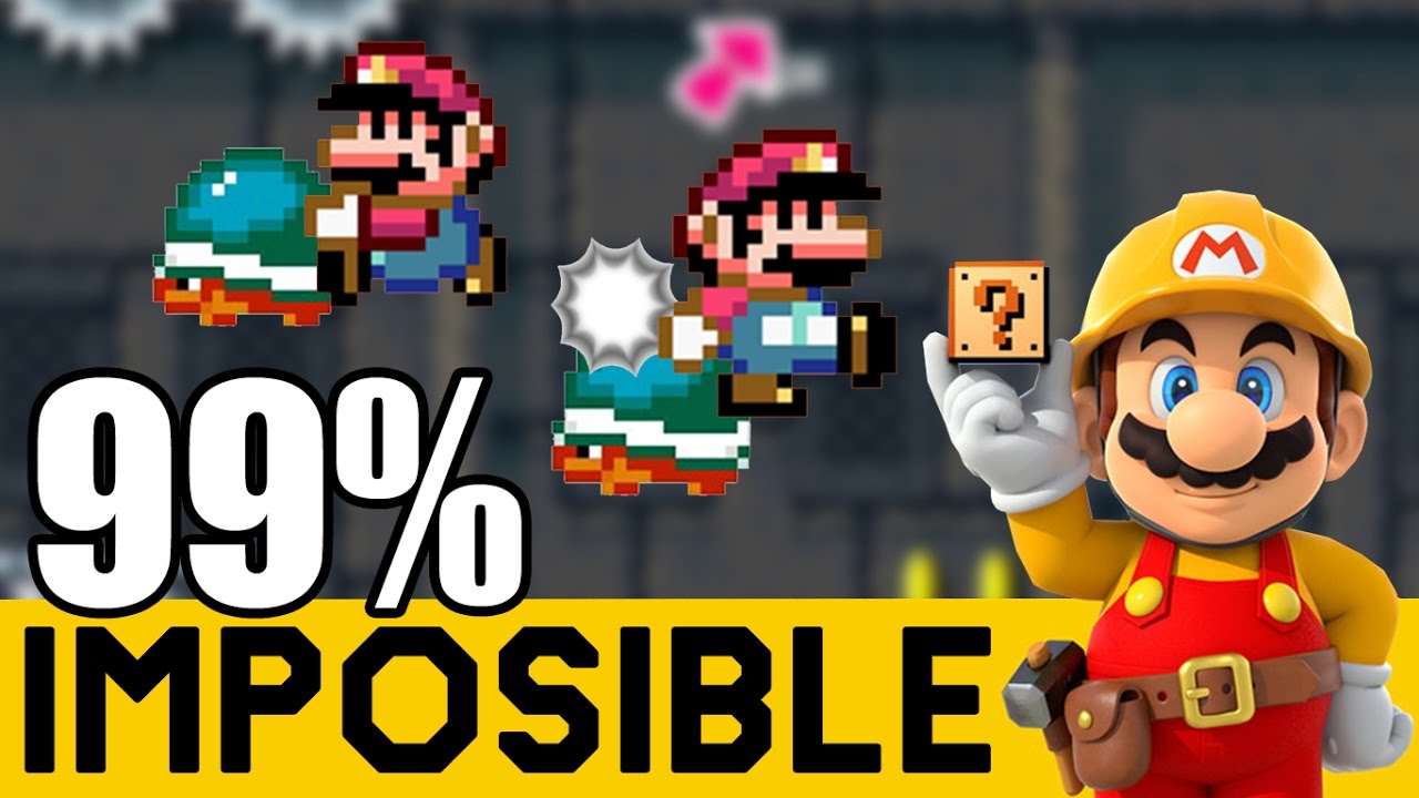 experto deportivo La Técnica Mas Difícil en Mario Maker (Mid Air Shell Jump) - NIVELES 99% IMPOSIBLES #43 | ZetaSSJ