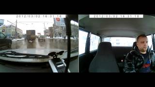 Съемка на Видеорегистратор INTEGO VX 300Dual.AVI