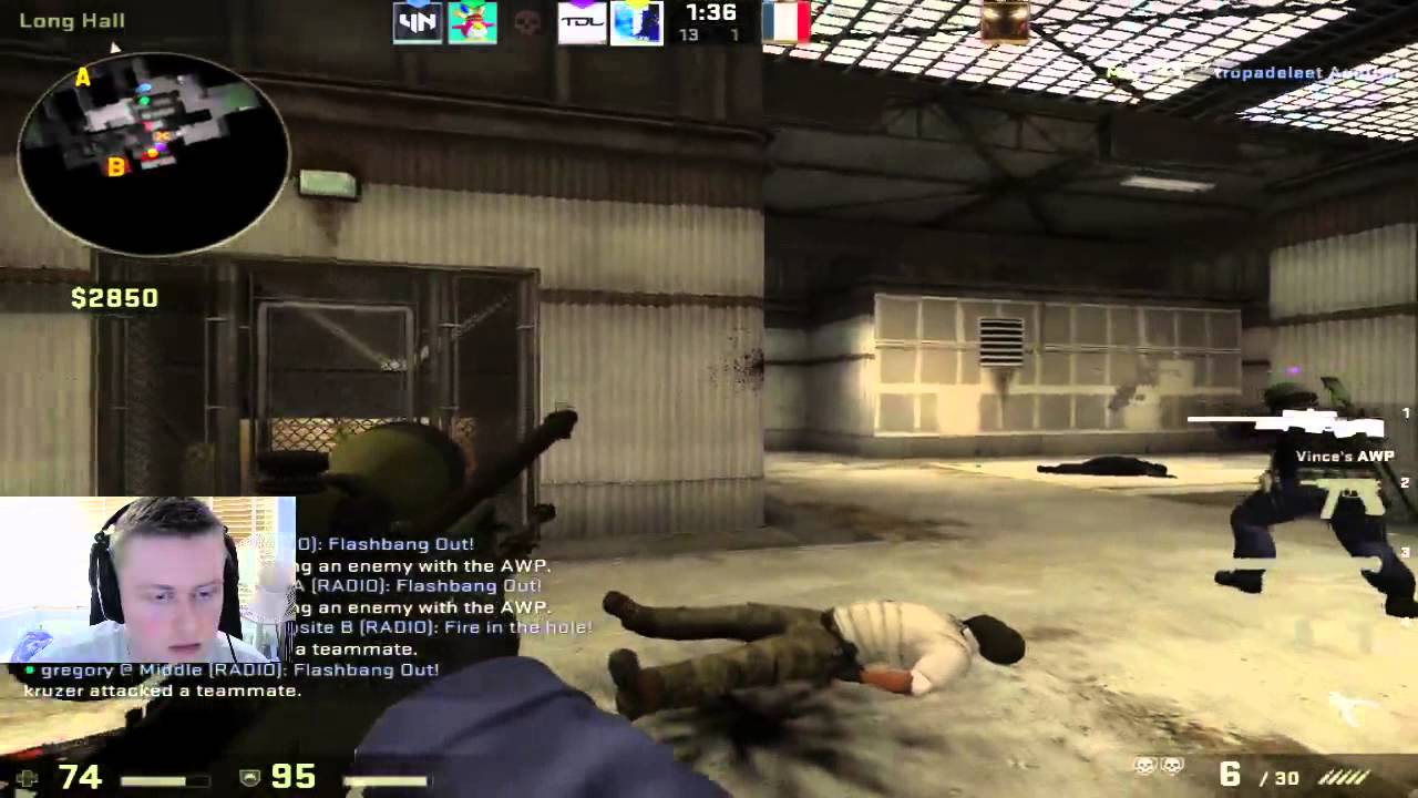 lol 4k awp with double wallbang teamkill