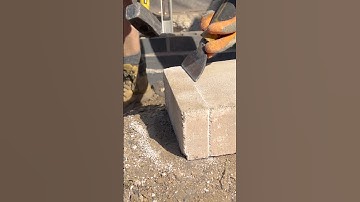 Cutting blockwork 👌 #blockwork #brickie #bricklaying #bricks #cuttingblocks #extension #building