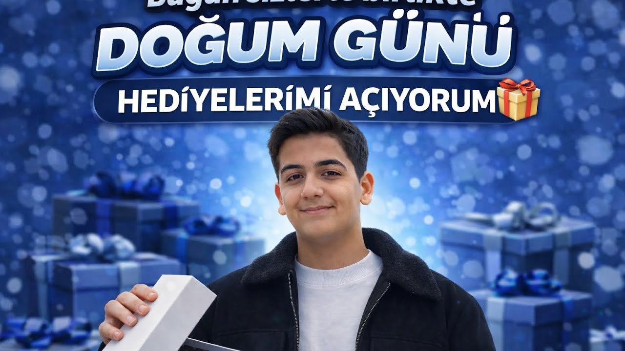 Doğum günü hediyelerimi açıyorum#hediye
