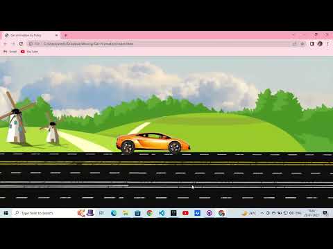 Car Animation using html css js