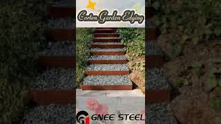 Flower Bed Edging with Weathering Steel Corten Edging for Outdoor Design