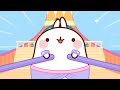 Molang and Piu Piu : Which is The FASTEST BOAT ?⛵| SEASON 4 | Funny Compilation For Kids