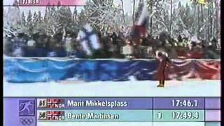 1998 OWG Nagano 5km C LAZUTINA NEUMANNOVA SKARI MARTINSEN