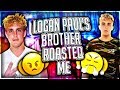 Logan Paul's Brother Roasted Me!!! (EXPOSED)