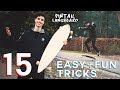 15 EASY PINTAIL TRICKS FOR BEGINNERS (Longboard)