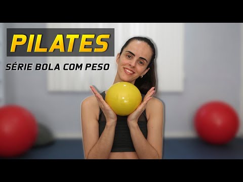 Exercícios de Pilates - Série bola com peso!