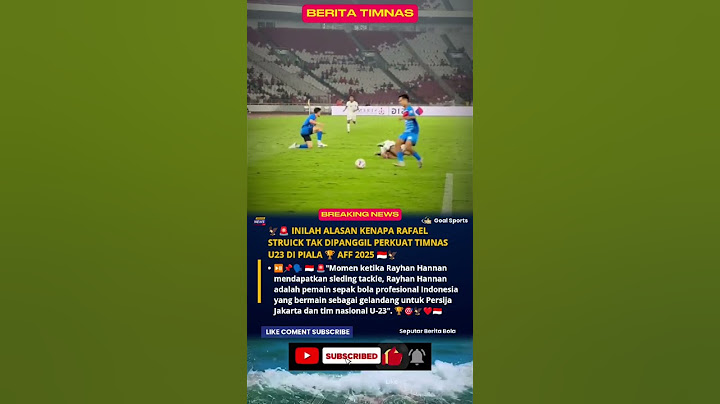 INILAH ALASAN KENAPA RAFAEL STRUICK TAK DIPANGGIL PERKUAT TIMNAS U23 DI PIALA 🏆 AFF 2025