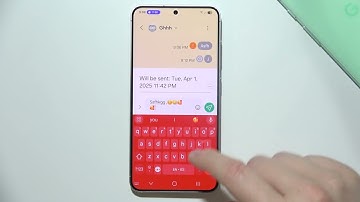 Samsung S25: How to Edit Scheduled Text Messages