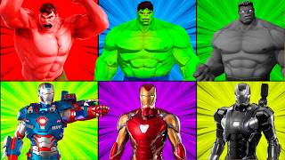 EPIC SUPERHERO DANCE CHALLENGE Hulk vs Red Hulk vs Black Hulk vs Iron Man vs Black Iron Man vs