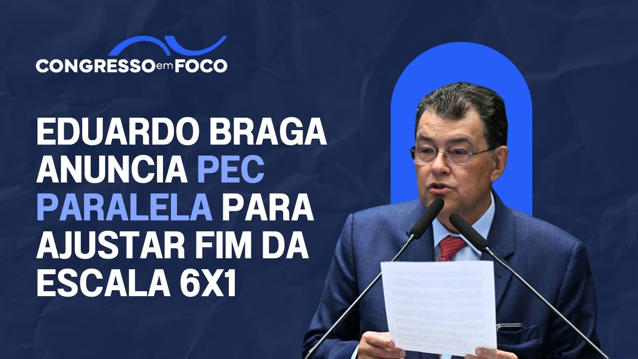 Eduardo Braga anuncia PEC paralela para ajustar fim da escala 6x1 Eduardo Braga anuncia PEC paralela para ajustar fim da escala 6x1