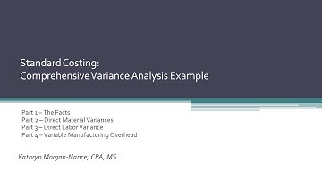 Variance Analysis Part 3 - Direct Labor Variances