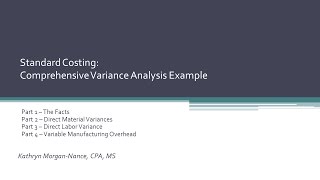 Variance Analysis Part 3 - Direct Labor Variances