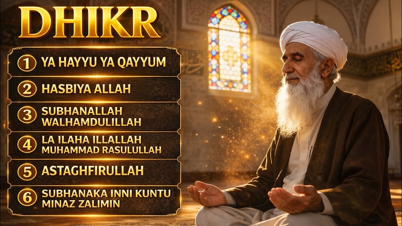 Most Powerful Islamic Dhikr Playlist | Peace, Healing & Spiritual Calm