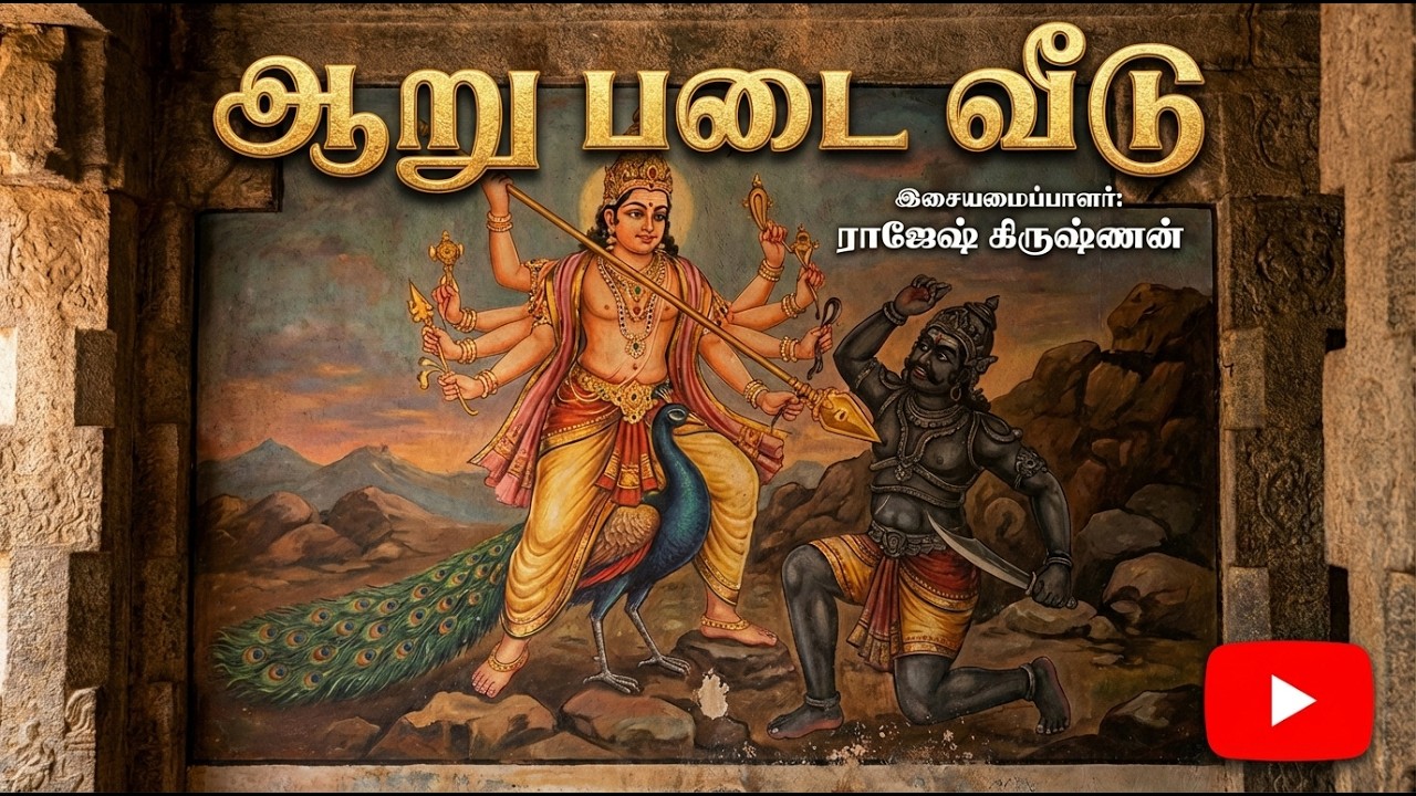 Aarupadai Muruga I Tamil devotional Song I Rajesh Krishnan I Lord Murugan