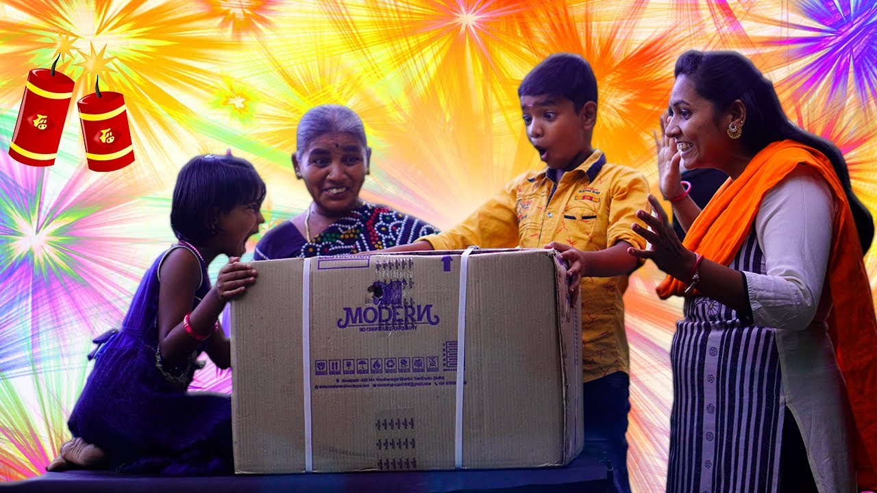 தீபாவளிக்கு அம்மா குடுத்த Surprise பட்டாசுக்கள்.. |Modern crackers | Mrs.Abi Time