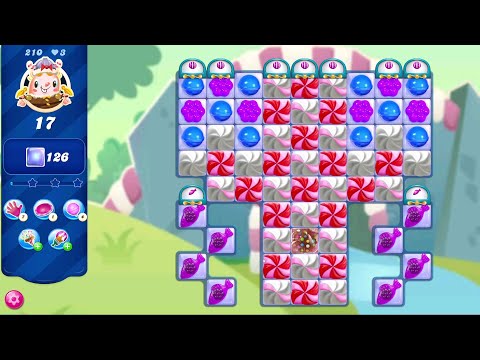 Candy Crush Saga LEVEL 210 | NO BOOSTERS