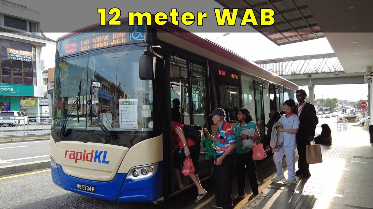 Wheelchair Accessible rapidKL Scania K250UB (WB5734H) Exterior & Interior