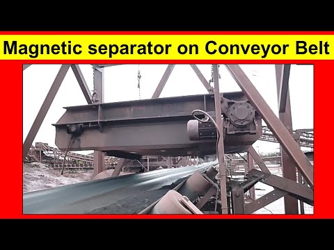 Magnetic separator on Conveyor