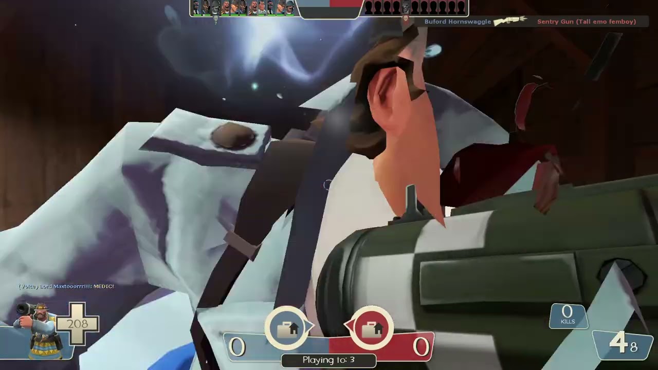 tf2 but every time i die i random select classes no comantary