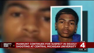 Manhunt continues for suspect in deadly shooting at Central Michigan University