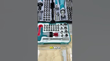 Bộ tua vít đa năng Total, bộ 31 - 55 chi tiết chất liệu thép crv, bộ tuốc nơ vít cầm tay đa năng