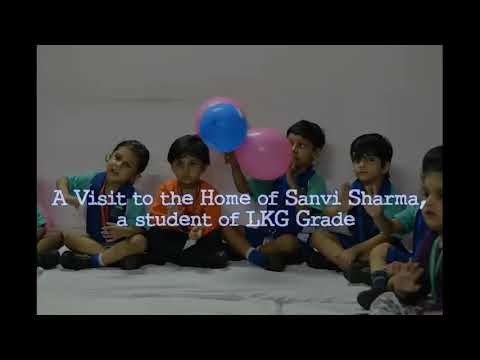 Students of LKG Visit the Home of their Friend, Sanvi Sharma
